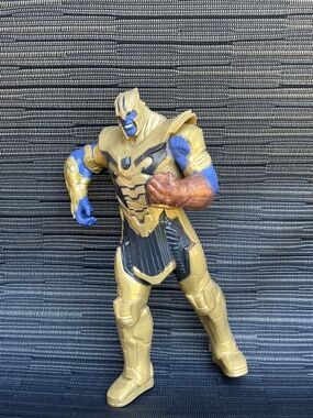 Marvel Thanos Talking Light Up 8" Figure Avengers Infinity War Hasbro 2017 Works